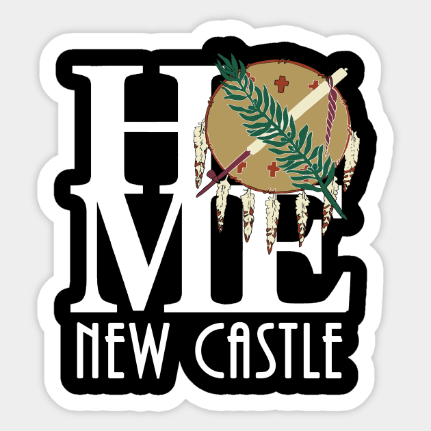 HOME New Castle Oklahoma Sticker by Oklahoma